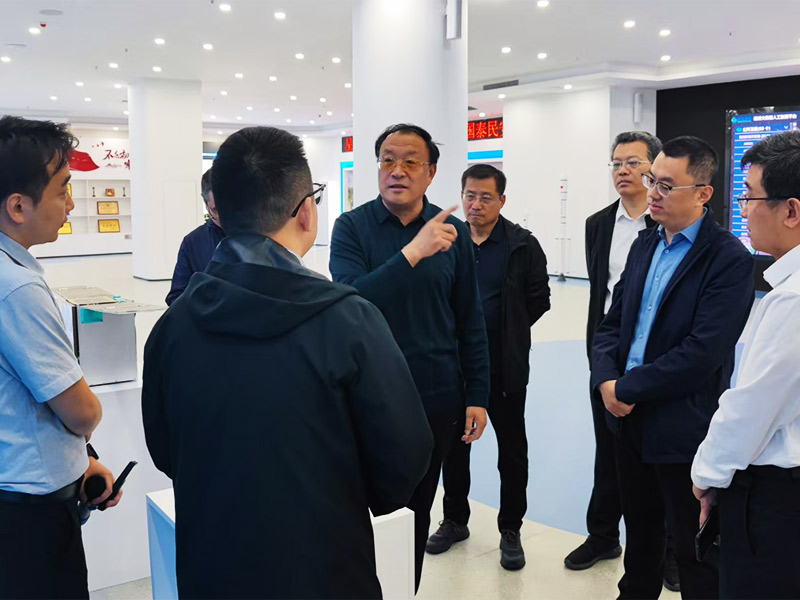 泰山区工业推进委党委书记陈庆业指导工作